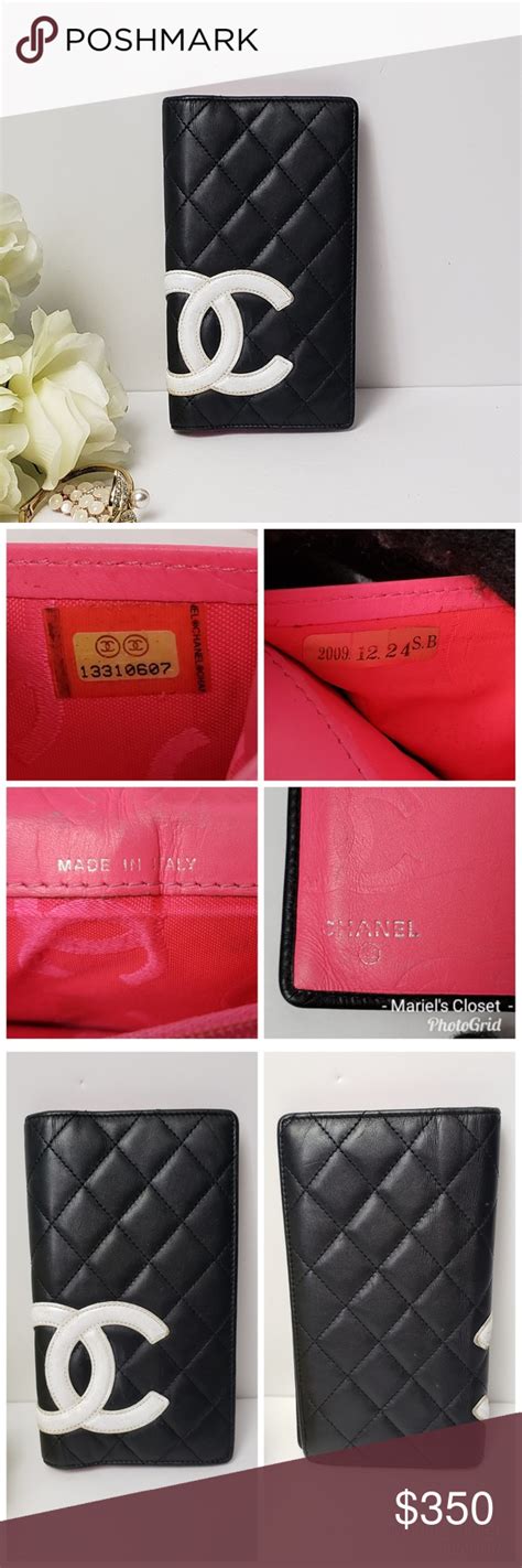 chanel cambon wallet sale|authentic chanel wallet.